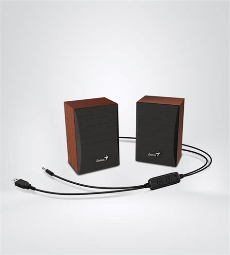 Parlante Genius Sp Hf Bt Usb Power W Wood Trelogy