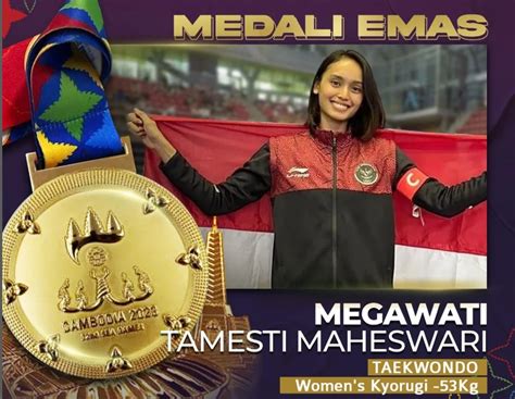 Sea Games 2023 Atlet Taekwondo Megawati Tamesti Maheswari Sumbang