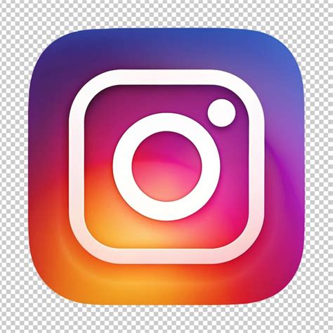 Instagram logo on transparent background | Premium AI-generated PSD