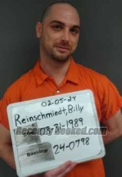 Recent Booking Mugshot For BILLY JOE Junior REINSCHMIEDT In Sebastian