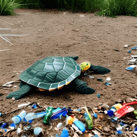 The Deadly Impact Of Plastic On Turtles And Humans · Creative Fabrica