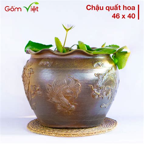 Chậu quất hoa - khonggiangomviet.vn