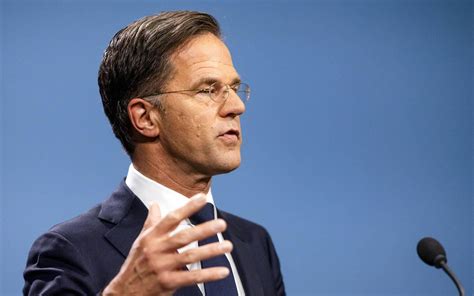 Minister President Mark Rutte Laat Zich In Groningen Informeren Over