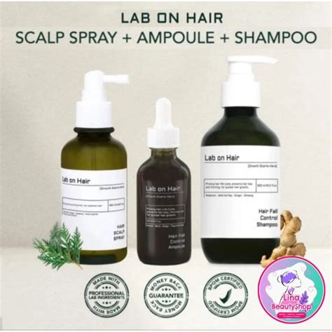 Jual Lab On Hair Anti Hair Fall Treatment Shampoo Ampoule Scalp Spray