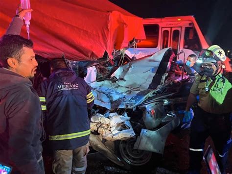 Accidente En La México Pachuca Deja Dos Heridos La Visión De Nuestra Gente