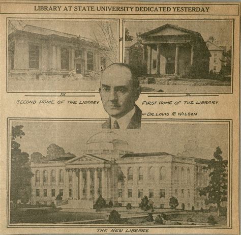 Louis Round Wilson Library - Names in Brick and Stone: Histories from UNC's Built Landscape