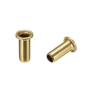 Uxcell Hollow Rivet Mm X Mm Through Hole Copper Hollow Rivets