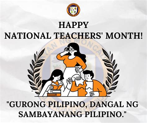 Happy National Teacher's Month!