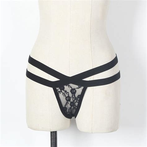 Sexy Body Dessous Damen String Tangas Unterhosen Spitze Reizwäsche