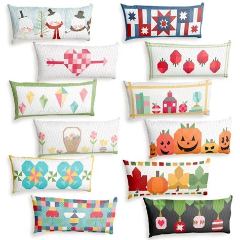 Riley Blake Bench Pillows Block Of The Month Begins January In