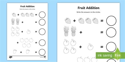 Addition To Five Worksheets