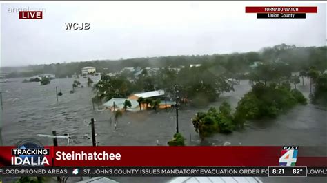 Hurricane Idalia Surge Causes Flooding In Steinhatchee Florida Hot