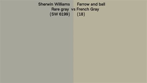 Sherwin Williams Rare Gray Sw 6199 Vs Farrow And Ball French Gray 18