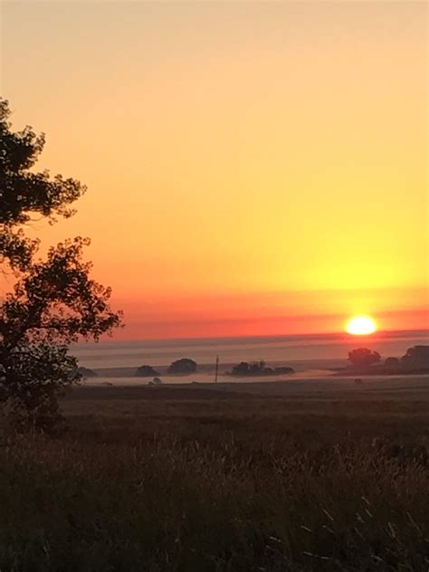 First Sunrise Of Fall Western Flint Hills Kansas Rcamping