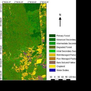 Spatial Distribution Of Lulc Classes Derived From The Cloude Pottier