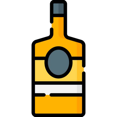 Icono De Whisky Special Lineal Color