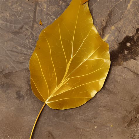 Golden Leaf Graphic · Creative Fabrica