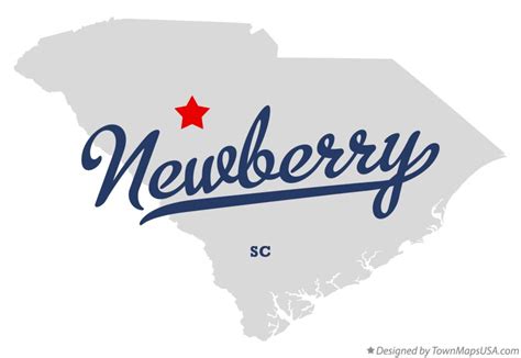 Map of Newberry, SC, South Carolina