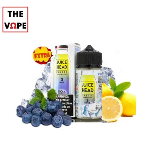 Juice Head Extra Freeze Blueberry Lemon Ml Thevape Vn