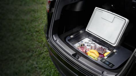 The Tesla Fridge Worlds First Portable Freezer For Tesla Sub Trunk