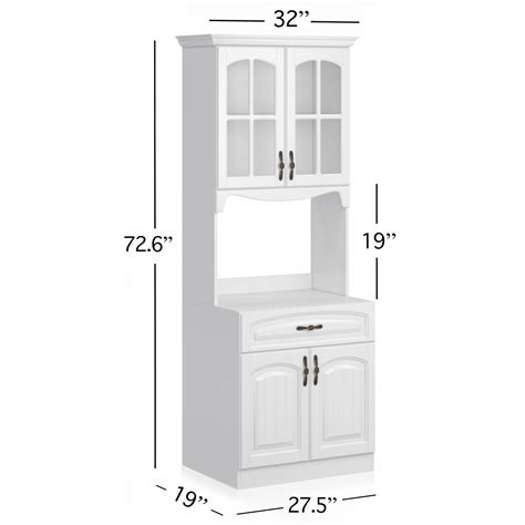 Buy Living Skog Pantry Kitchen Storage Cabinet White Mdf White Online In India 536300315