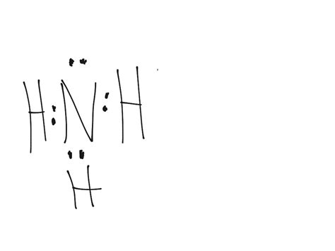 Ammonia Lewis Structure Science Chemistry Chemical Bonds ShowMe