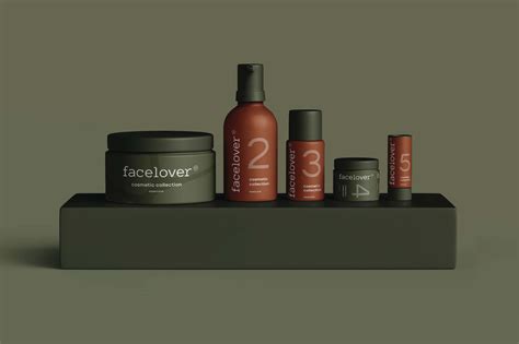 Facelover Cosmetic Products Mockup (PSD)