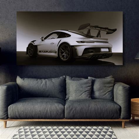 Porsche Gt Rs Canvas Porsche Canvas Print Porsche Wall Art Sport