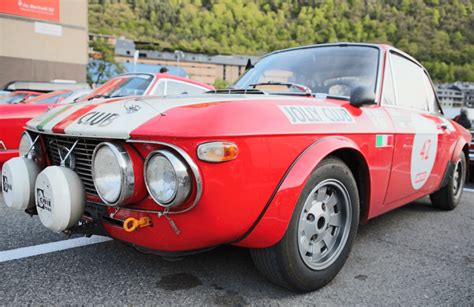 Lancia Fulvia Hf Rallye Red Version All Pyrenees France