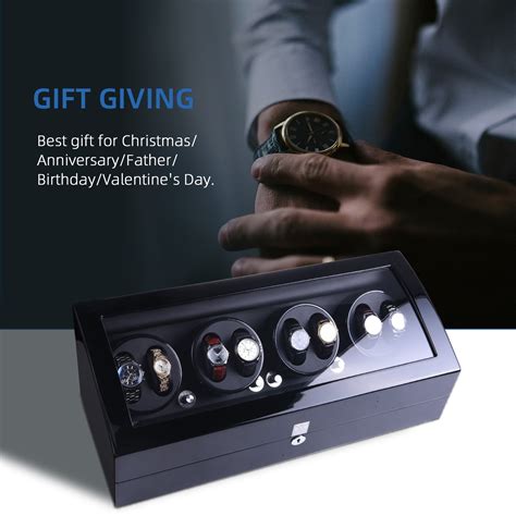 New & Modern Luxury Watch Winder with Fingerprint Lock – DUKWIN