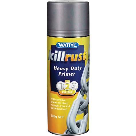 Wattyl Killrust Enamel Primer Aerosol Paint, Grey - 300g | Supercheap Auto