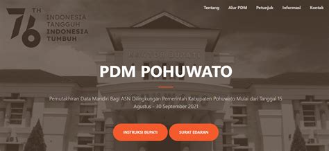 ASN Pohuwato Wajib Lakukan Pemutakhiran Data Mandiri Mulai 15 Agustus 2021