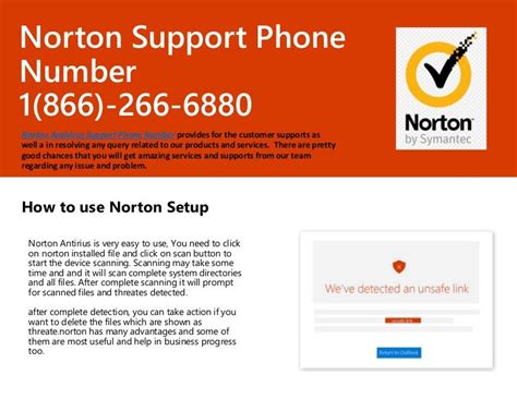 Norton Antivirus Support Phone Number