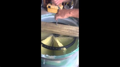 Homemade Honey Extractor Youtube