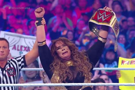 Wrestlemania 34 Results Nia Jax Wins Raw Womens Title From Alexa