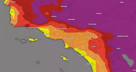 Huge Los Angeles Wildfire Sparks Evacuationsin Maps United States