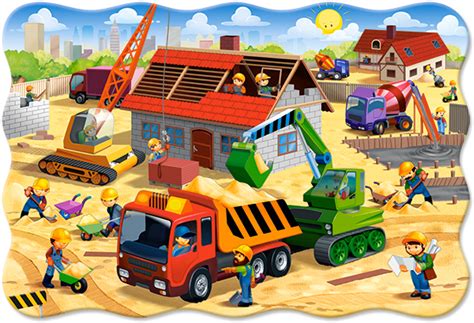 Xxl Teile Haus Im Bau Teile Castorland Puzzle Online Kaufen