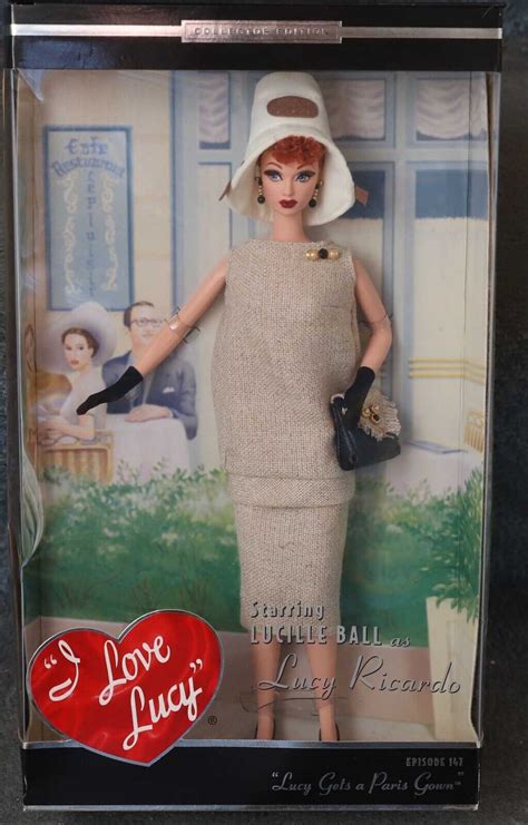 Mattel I Love Lucy Gets A Paris Gown Episode Barbie Doll B