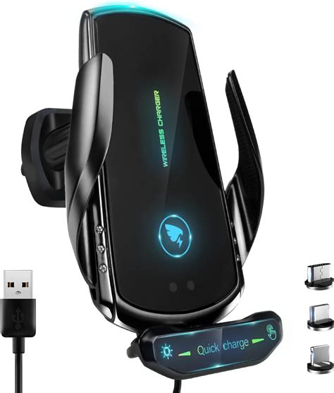 Wireless Car Charger Mokpr Auto Clamping Car Mount 15w 10w