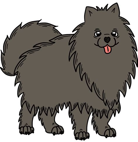 Pomeranian Cartoon Clip Art