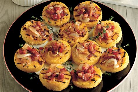 Ricetta Crostoni Di Polenta Con Cipolla E Pancetta La Cucina Italiana