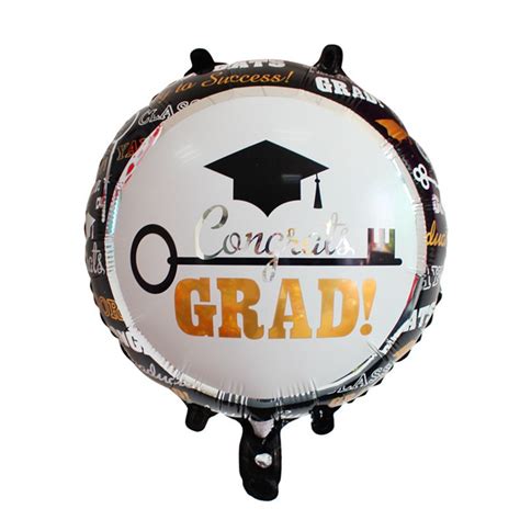 Balon Foil Graduation Black Bulat Shopee Indonesia