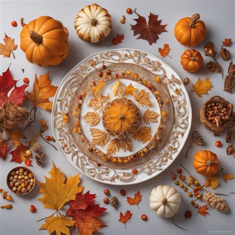 Premium Ai Image Autumn Still Life With Pumpkins And Autumn Decorations