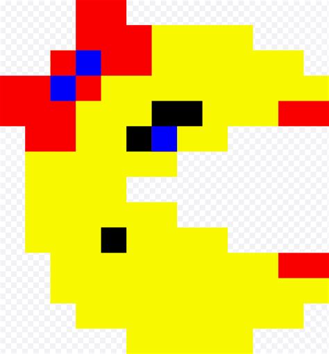 Pacman Pixel Art Template