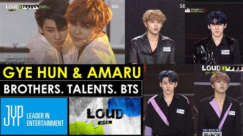 Jyp Gyehun Amaru Loud Brothers Idol Bts About Romance Choi