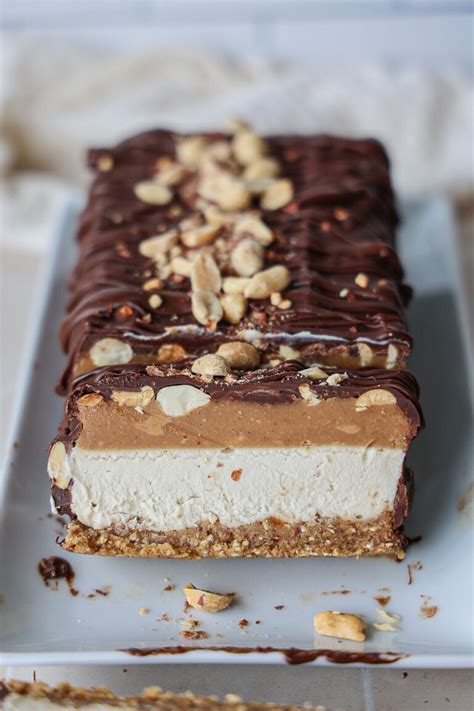 Snickers Ice Cream Cake Vegan Dairy Free