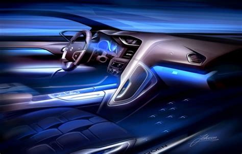 ds4 Car Interior Sketch, Interior Design Work, Car Design Sketch, Interior Rendering, Car Sketch ...