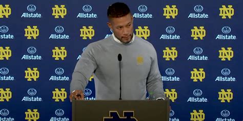 Everything Marcus Freeman Said Monday Before Notre Dame Vs Usc