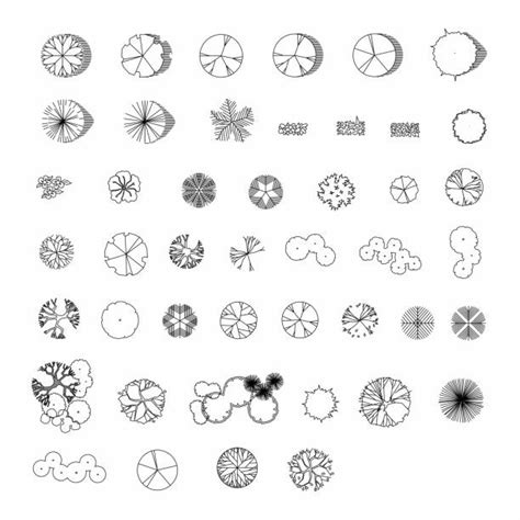 Architectural Site Plan Symbols