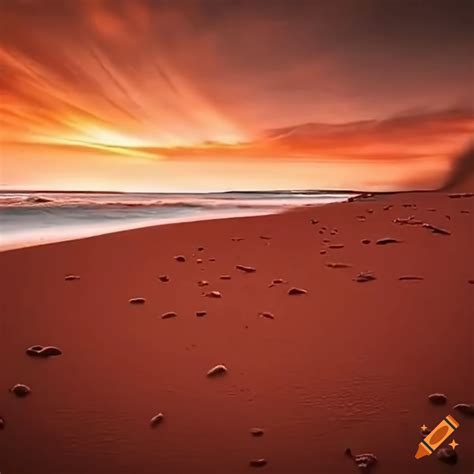 Realistic Red Clay Beach